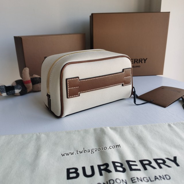 Burberry專門店新款專屬標識拉鏈洗漱包 巴寶莉手拿包收納包 yxb1060